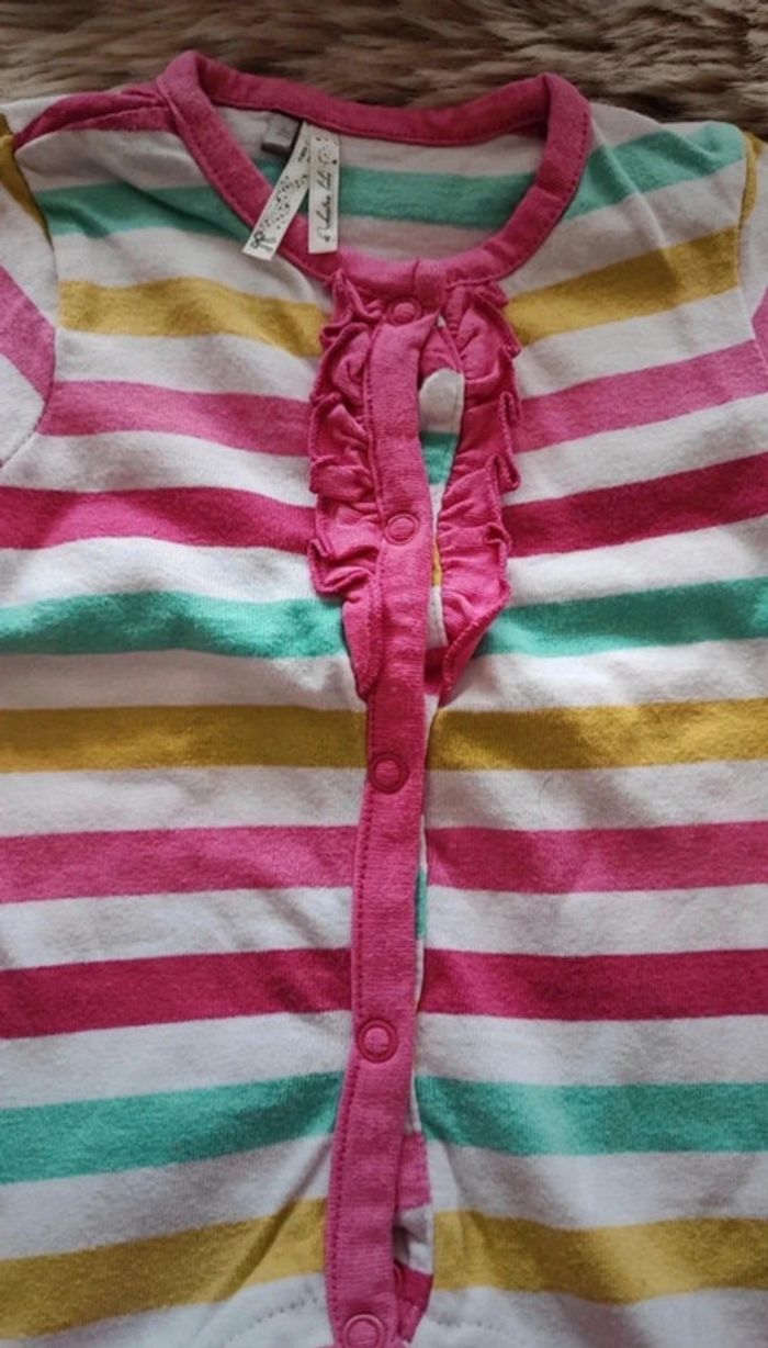 Pyjama fin rayé orchestra 1 mois - photo numéro 4