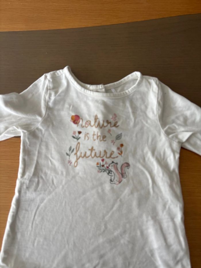 T-shirt manches longues 12 mois - photo numéro 2
