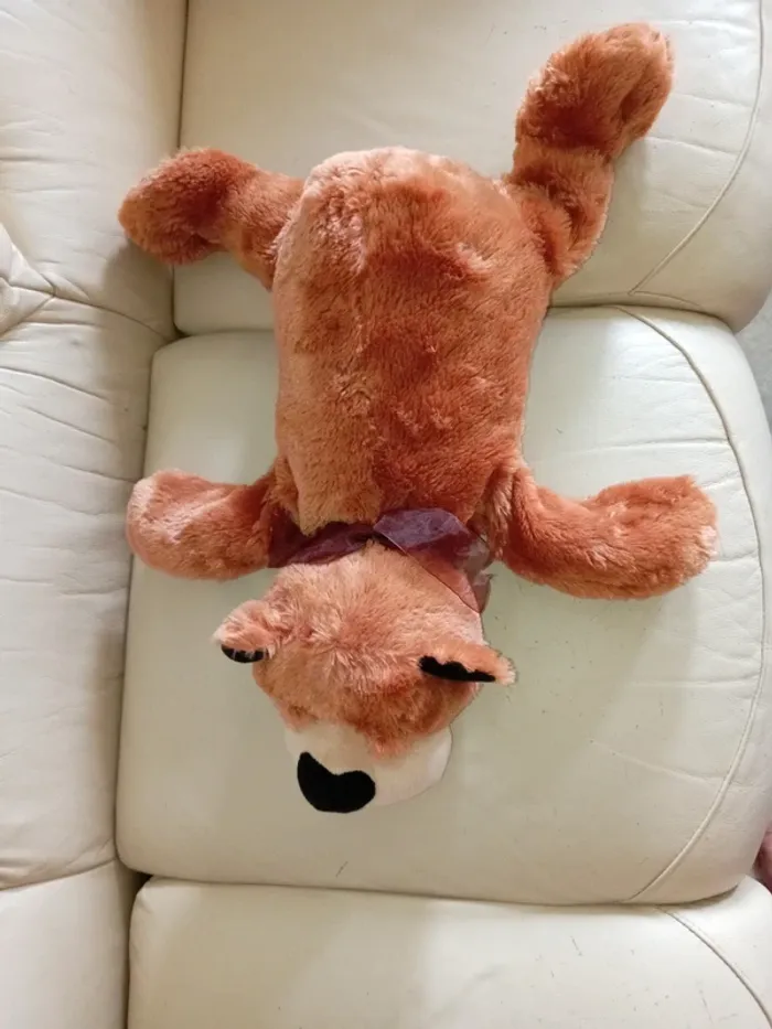 Peluche ours couché - photo numéro 3