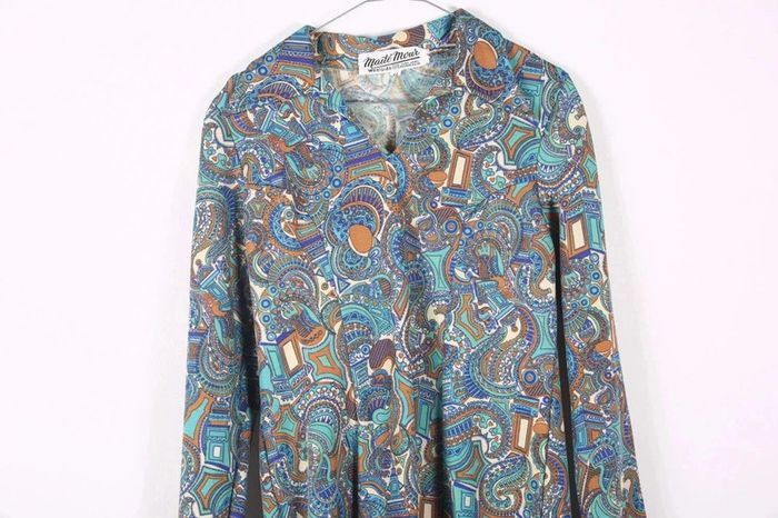 Blouse vintage 70's en laine mélangée (#240100) - photo numéro 4