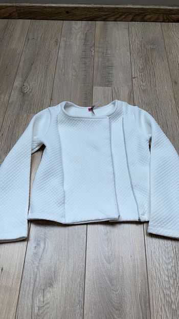 Veste Orchestra blanche 8 ans
