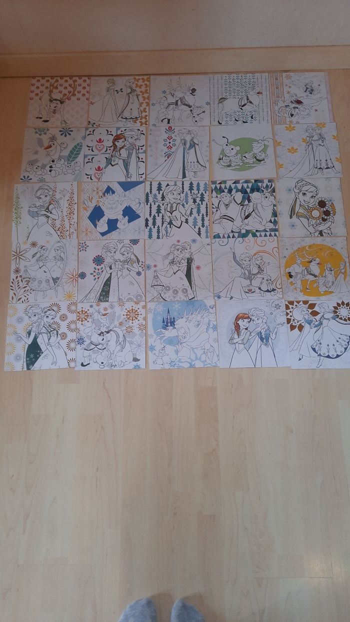 Lot de feuille à colorier