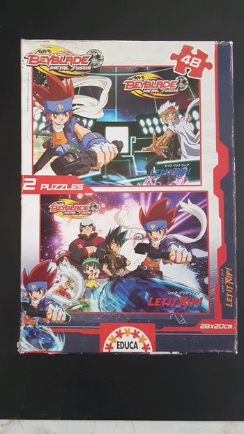 Puzzles Beyblade 2×48 pièces
