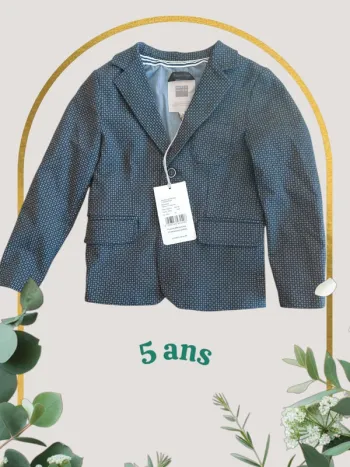 Joli blazer enfant T.5 ans Neuf avec étiquette