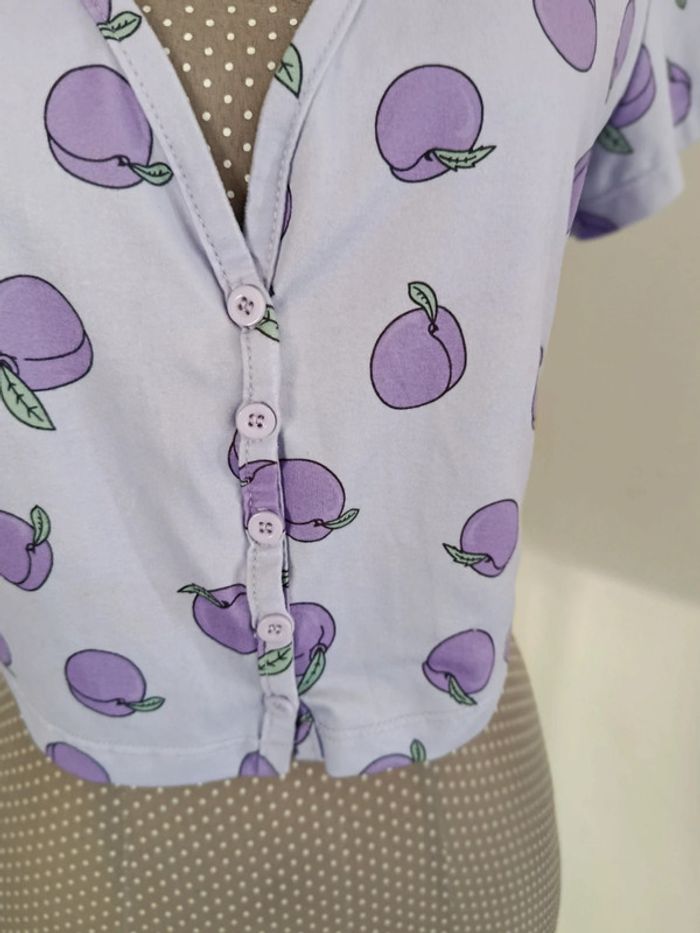 Crop top violet Shein Taille L - photo numéro 2