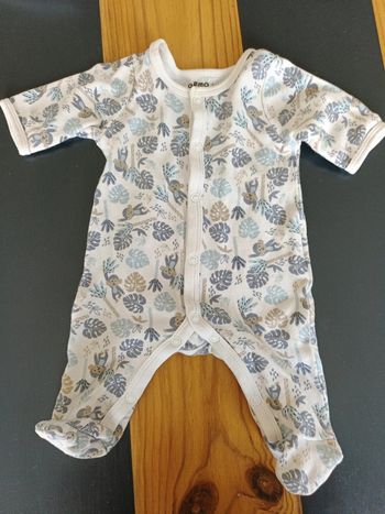 Pyjama garçon fermeture sur le devant Gémo