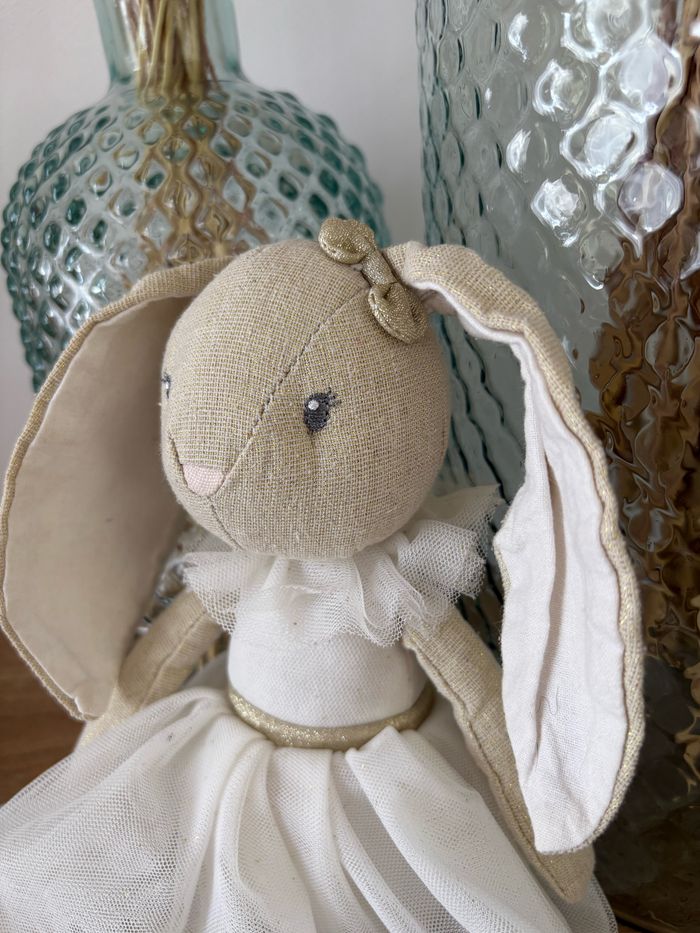 Peluche lapin robe tulle danseuse - photo numéro 3