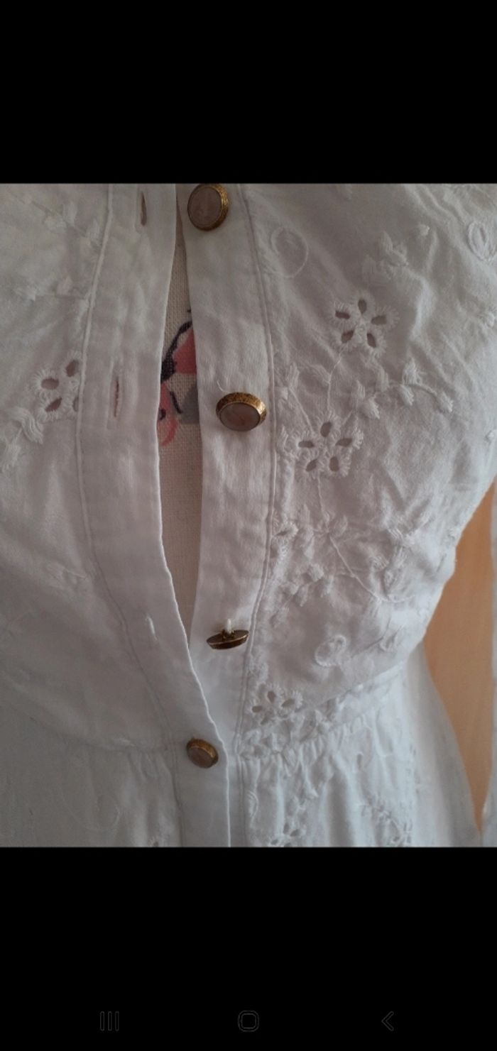 Belle Tunisie zara t xs peut s nid d'abeille blanche - photo numéro 8