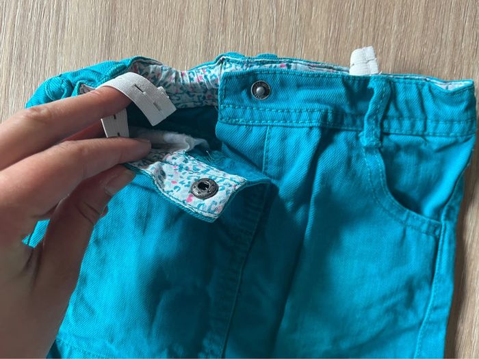 Jupe tape à l’œil bleu turquoise - photo numéro 3