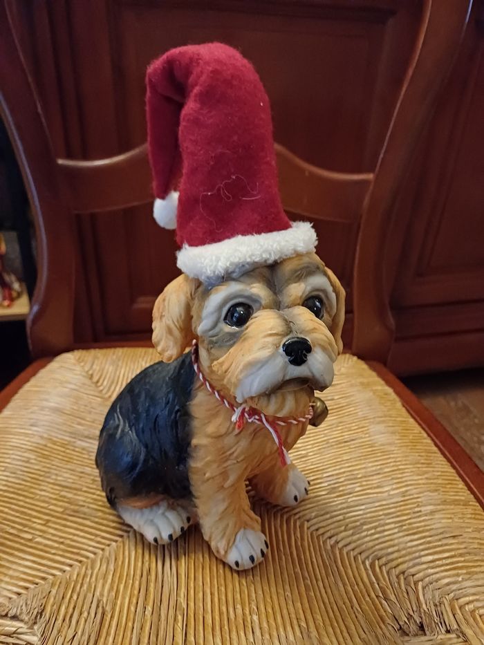 Decoration Noël chien 20 cm