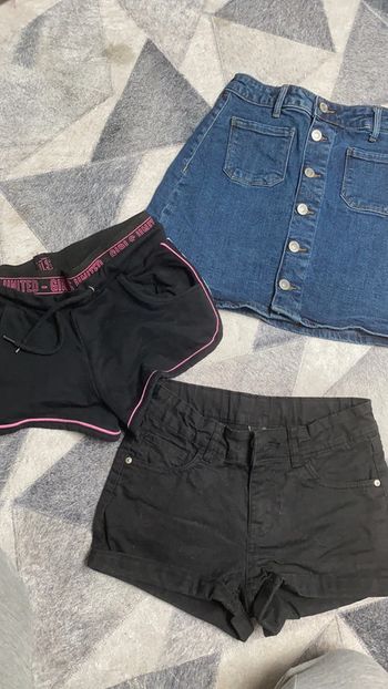 Lot shorts et jupe