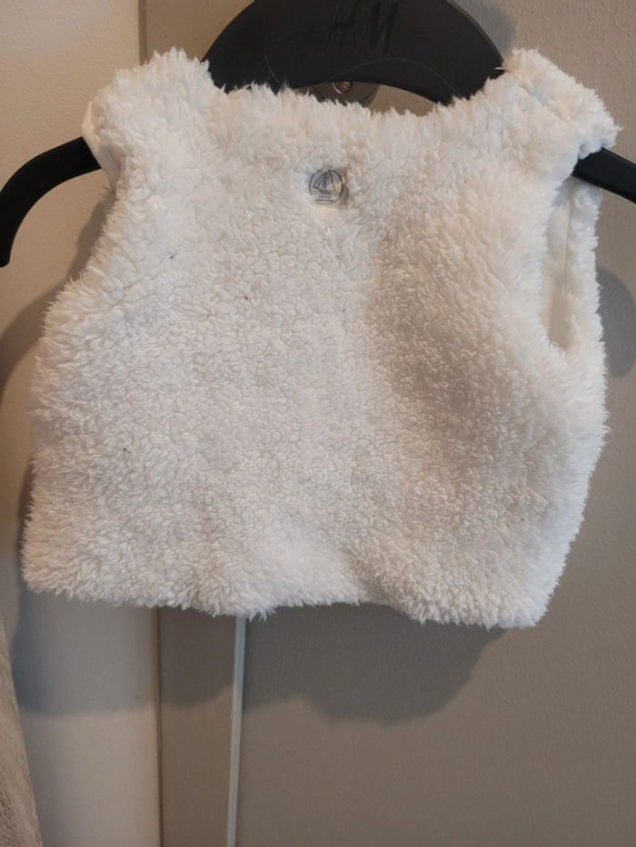Boléro blanc petit Bateau 12 mois - photo numéro 2
