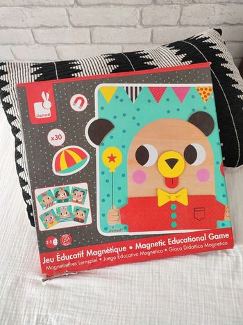 Jeu éducatif magnétique Janod complet