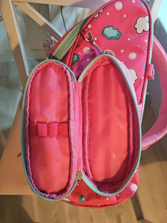 Cartable licorne avec sa trousse - photo numéro 5