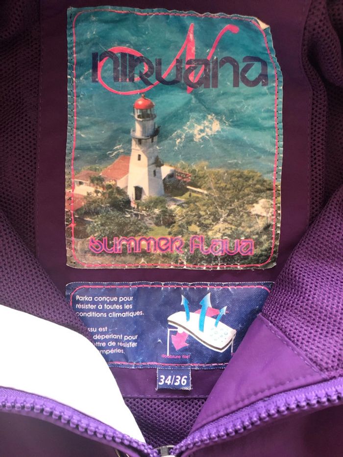 Veste technique violette 34-36 summer flava - photo numéro 4