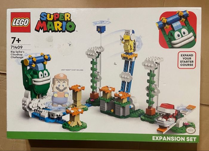 LEGO 71409 Super Mario Ensemble d’Extension Le Défi du Maxi-Spike sur Un Nuage 60€