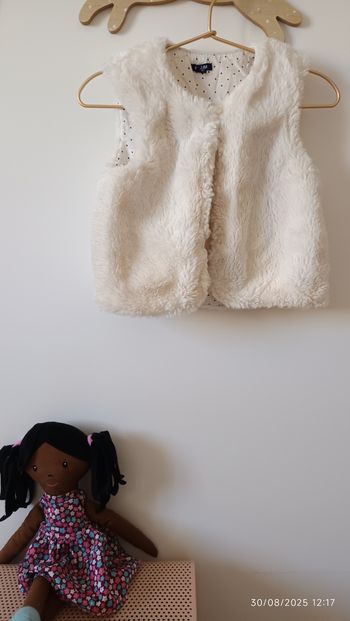 Gilet sans manches fille