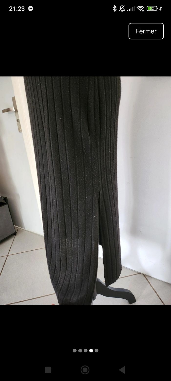 🌸Jupe longue plissée noire Taille Unique🌸 - photo numéro 3