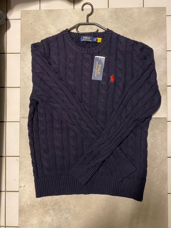Pull  Ralph Lauren homme bleu marine
