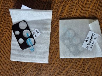 2 protections caméra arrière  A52S+ applicateur pour verre trempé