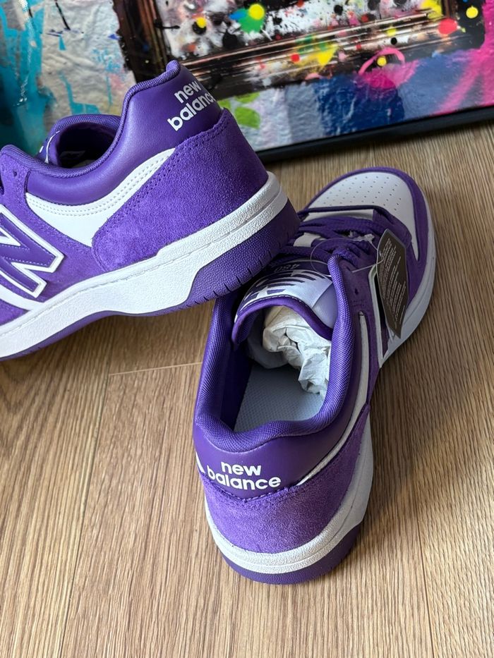 Basket New balance 480 en cuir avec étiquette - photo numéro 2