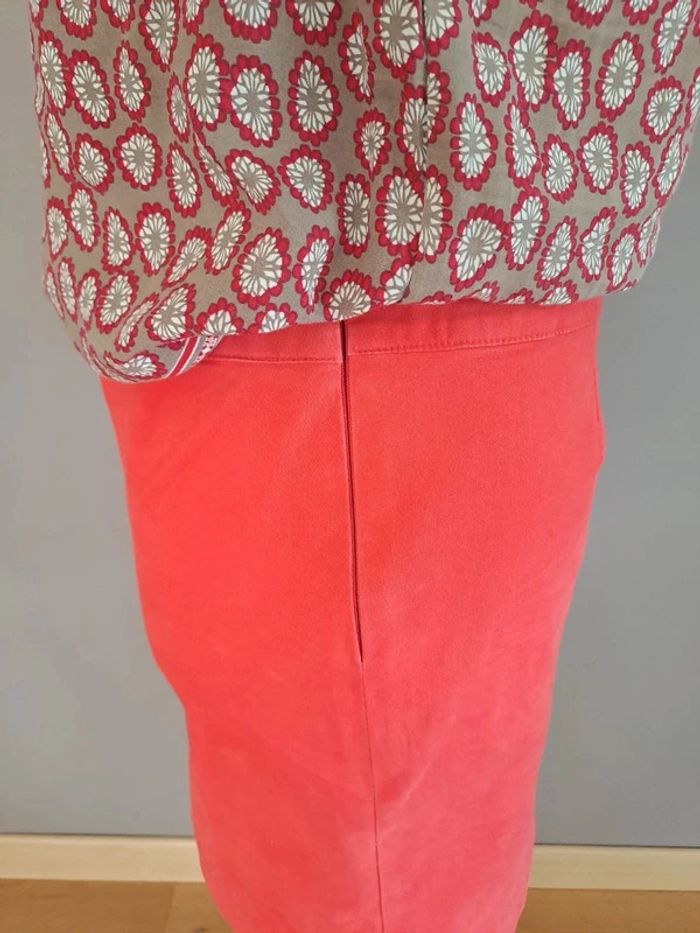 Robe bi-matière effet jupe et blouse Miss Captain t. 36 - photo numéro 7