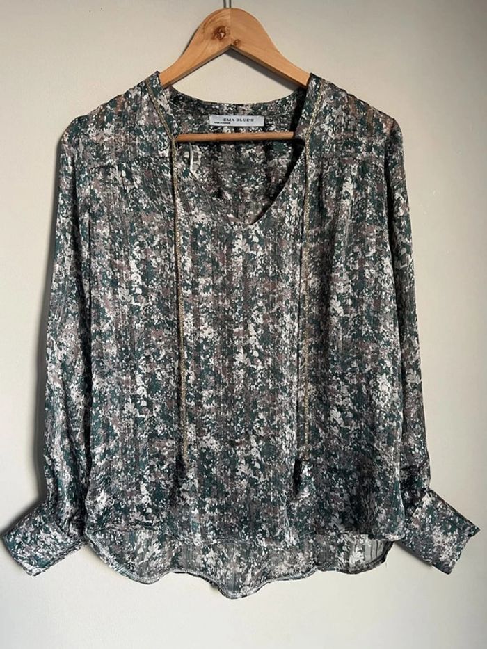 Blouse imprimée Ema Blues