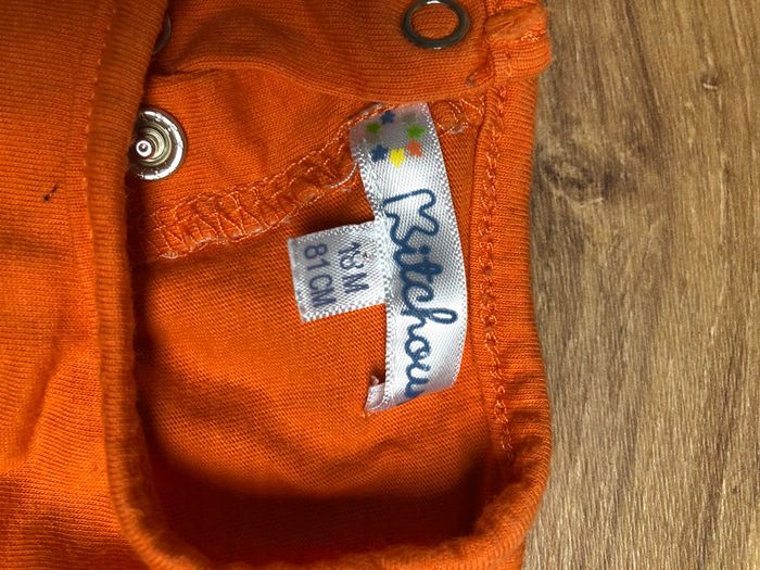 Tee shirt orange 18 mois - photo numéro 2