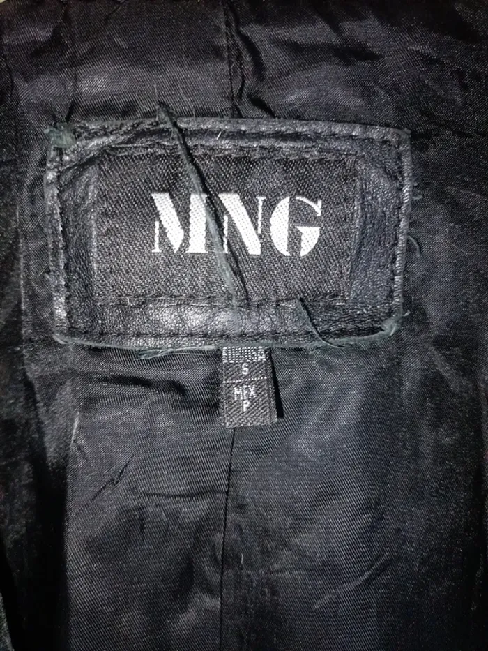 Veste saharienne en cuir véritable - photo numéro 3