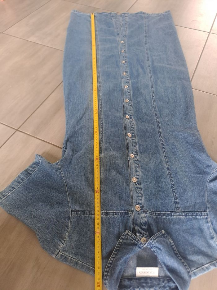 Robe en jean bleu Canda Taille 42 - photo numéro 6