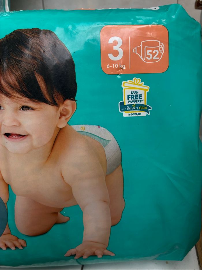 101 couches Pampers Baby dry T3 - photo numéro 2