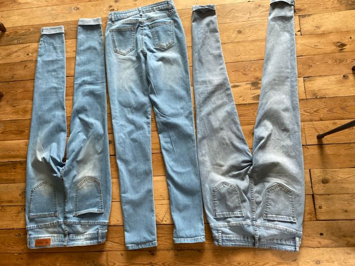 Lot 3 jeans skinny taille haute S 36 Shein - photo numéro 3