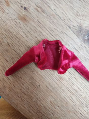 Veste velours barbie