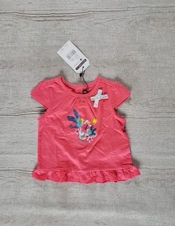 T-Shirt fille 6 mois rose Sergent Major neuf