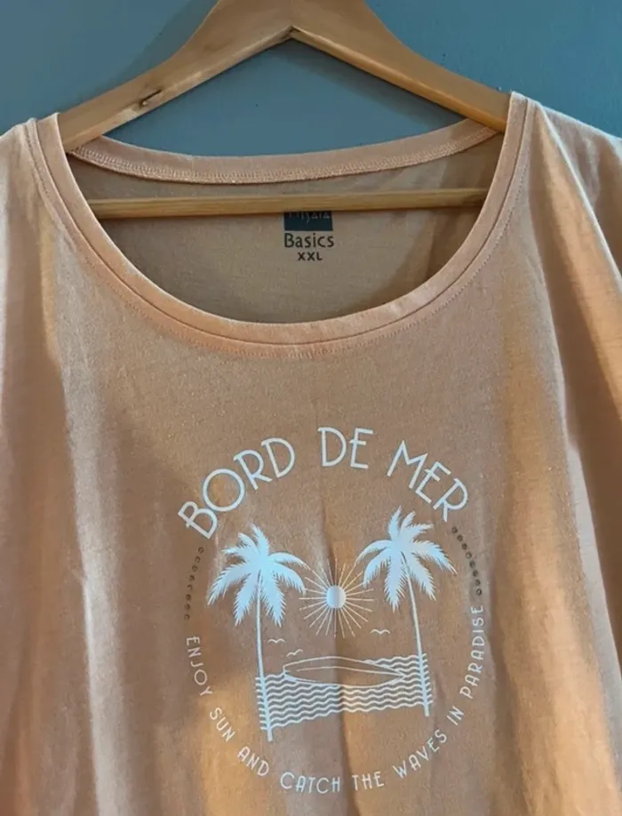 Tee shirt bord de mer en XXL