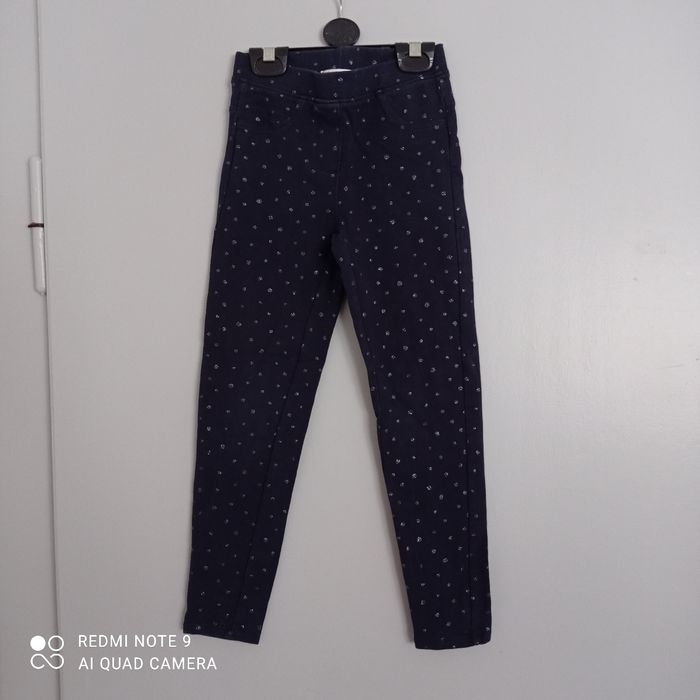 Legging marine à pois 6ans