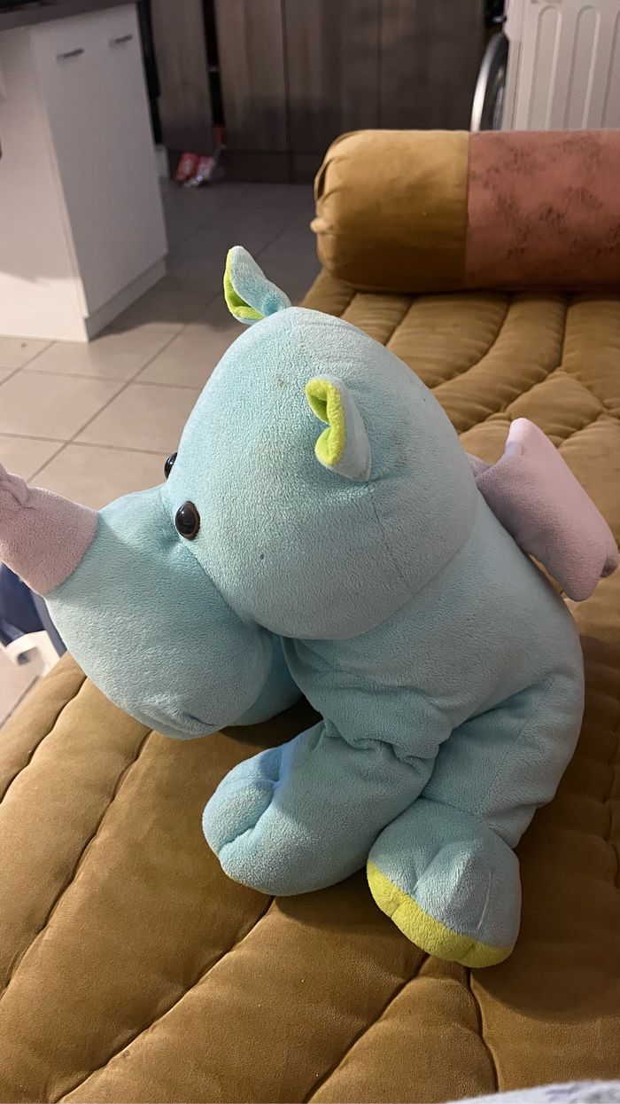 Peluche rhinocéros - photo numéro 3