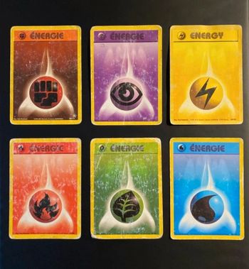 Lots cartes Pokémon énergie Wizards ed2