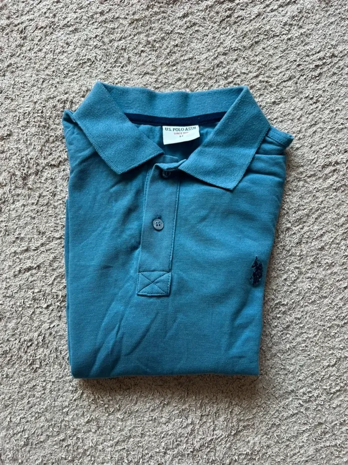 polo pour homme bleu taille M