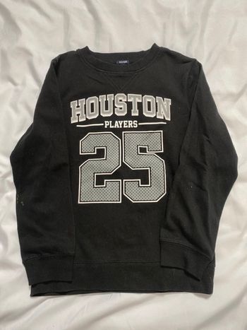 Sweat sans capuche - Noir - Kiabi - 8 ans