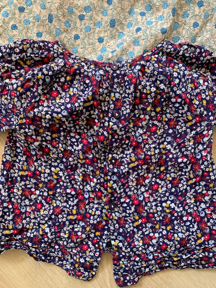 Lot 2 blouses liberty 18 mois - photo numéro 2