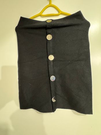 Jupe avec gros bouton