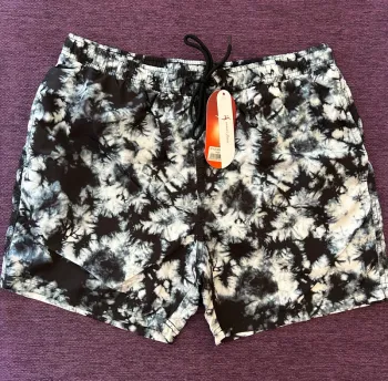 Short de bain noir et blanc Taille XXL
