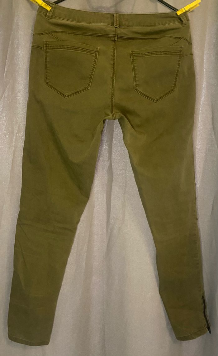Pantalon vert kaki »Cache-Cache »à motifs - photo numéro 5