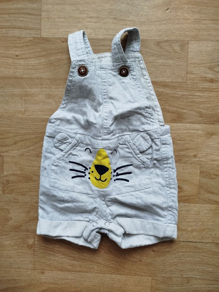 Salopette short taille 3 mois
