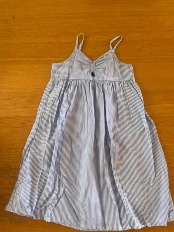 Robe bleue fille 8 ans