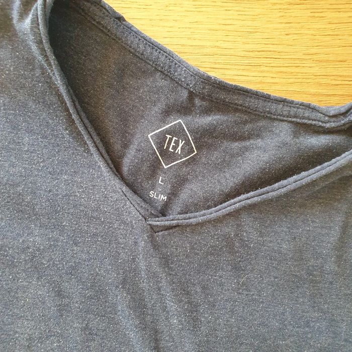 💙 Tee-shirt MC taille 40 L Tex slim #emyfleury_40homme - photo numéro 2
