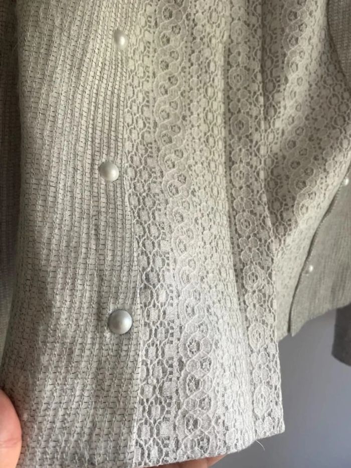 Veste blanche dentelle Caterina Leman - photo numéro 3