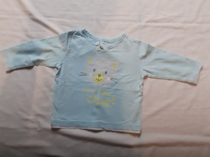 Sweet bleu ciel motif chat