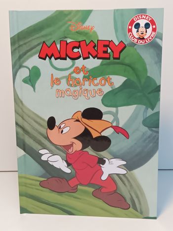Livre Disney club du livre Mickey et le haricot magique